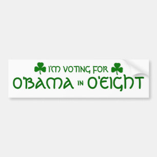 O'Bama O'Eight Bumper Sticker