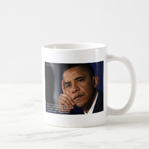 Obama "On Changing" Wisdom Quote Gifts & Tees Coffee Mug