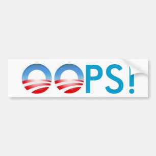 Obama OOPS! Bumper Sticker