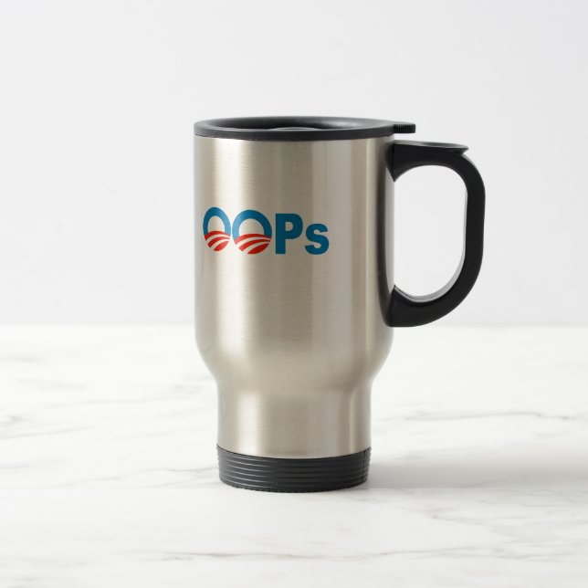 Obama oops travel mug (Right)