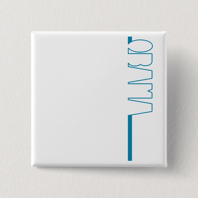 Obama Outline - Button (Front)