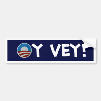 obama oy vey bumper sticker
