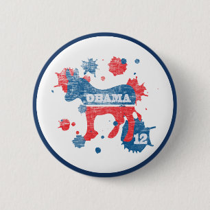 Obama Paint 2012 Button