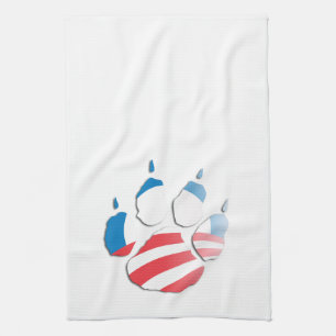 OBAMA PAW -.png Tea Towel