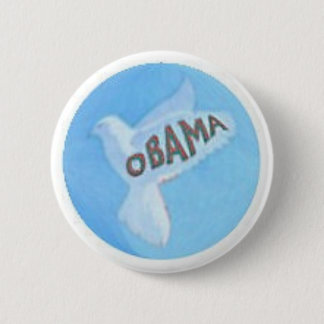 Obama Peace Dove Button