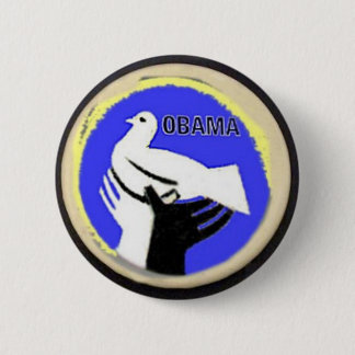 Obama Peace Dove Button