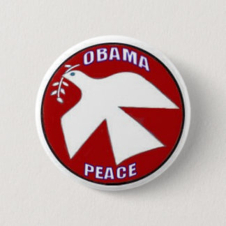 Obama Peace Dove Button