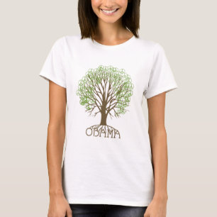 Obama Peace Tree T-Shirt