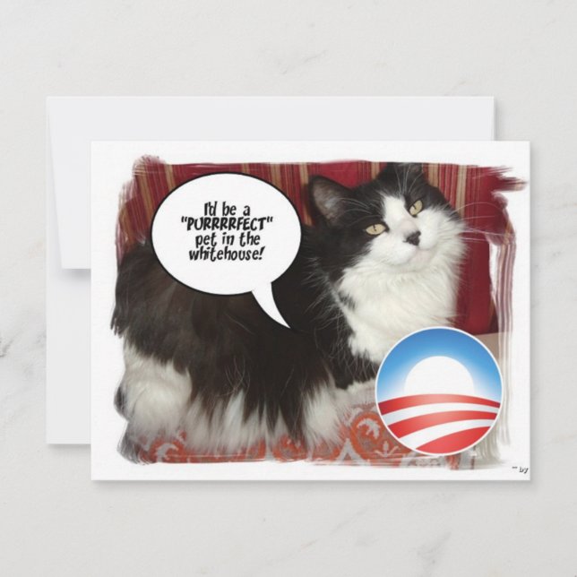 Obama Pet/Political Humour (Front)
