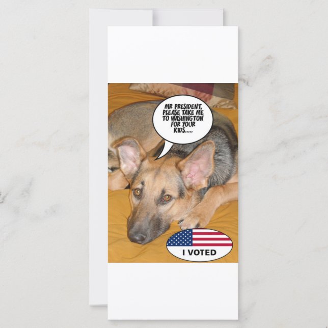 Obama Pet/Whitehouse Humour (Front)