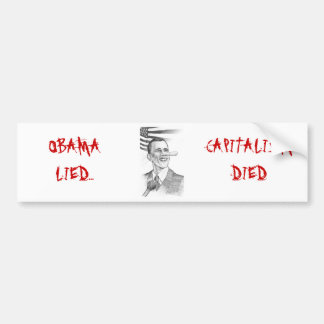 Obama - Pinocchio, Bumper Sticker