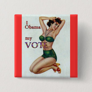 Obama Pinup Button