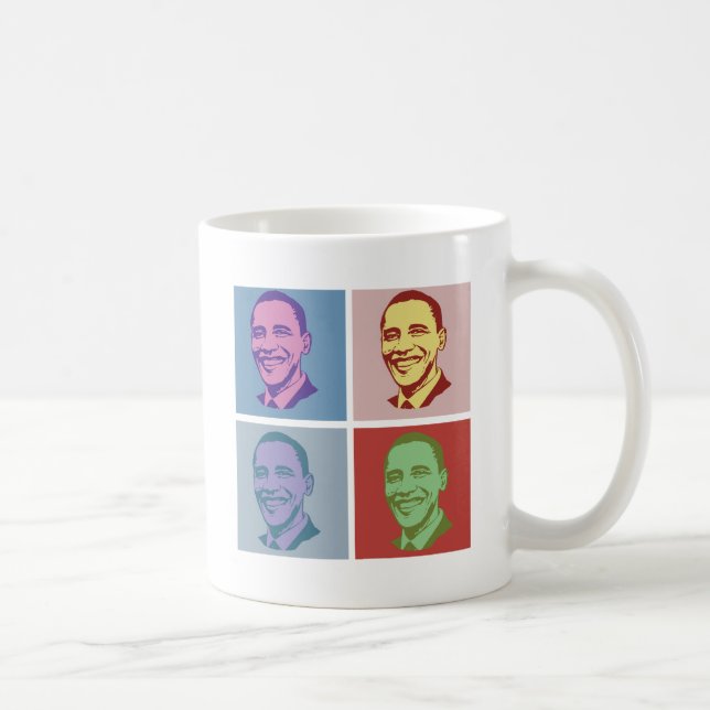 OBAMA POP ART -.png Coffee Mug (Right)