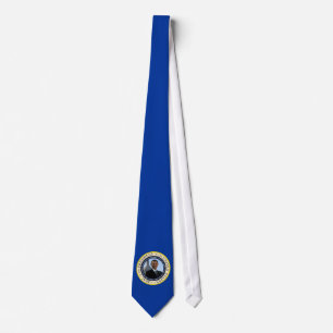 Obama Portrait Presidential Seal Power Tie