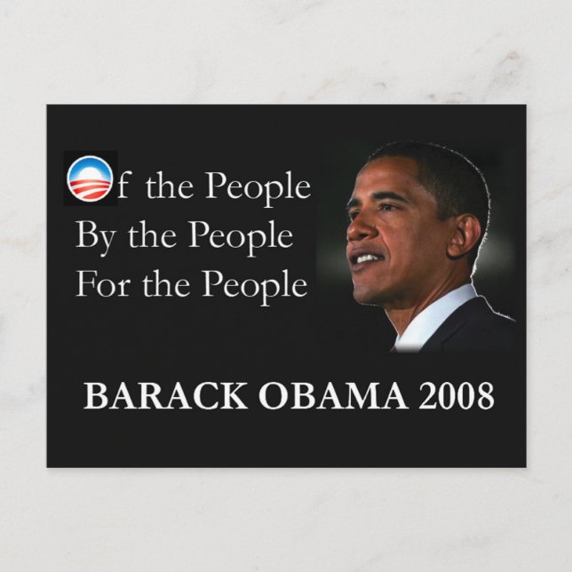 Obama Postcard (Front)