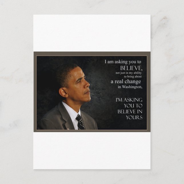 Obama Postcard (Front)
