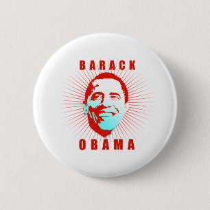 Obama Poster 6 Cm Round Badge