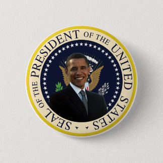 Obama Presidential Seal 6 Cm Round Badge