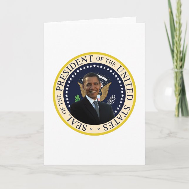 Obama Presidential Seal Card (Front)