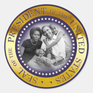 Obama Presidential Seal Portrait