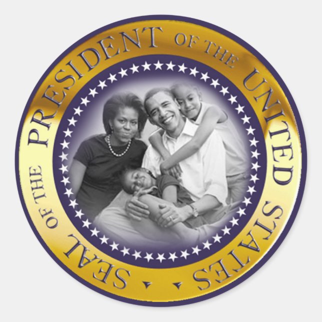 Obama Presidential Seal Portrait (Front)