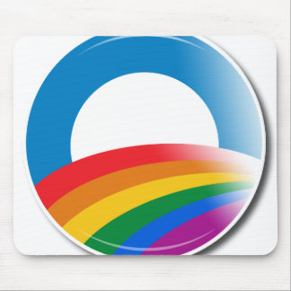 Obama Pride Button Mouse Mat