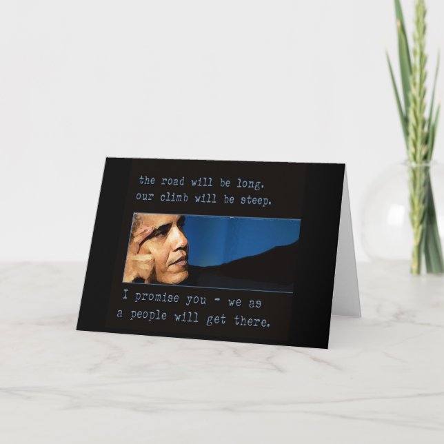 Obama Quote Card (Front)
