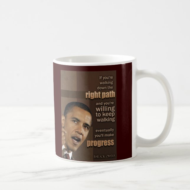 Obama quote coffee mug (Right)