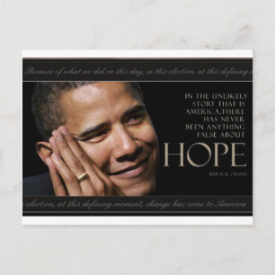 Obama Quote Postcard