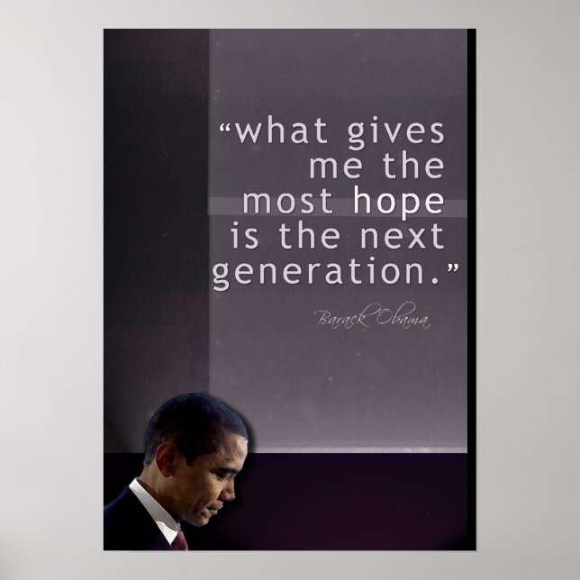 Obama Quote Poster (Front)