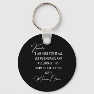 Obama Quote To Kamala Harris Inauguration 2021  Key Ring