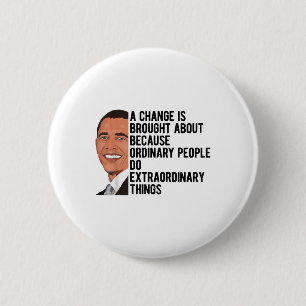 Obama Quotes Barack Obama Political 6 Cm Round Badge