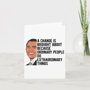 Obama Quotes Barack Obama Political Card