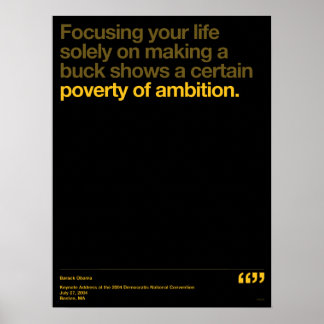 Obama Quotes Poster