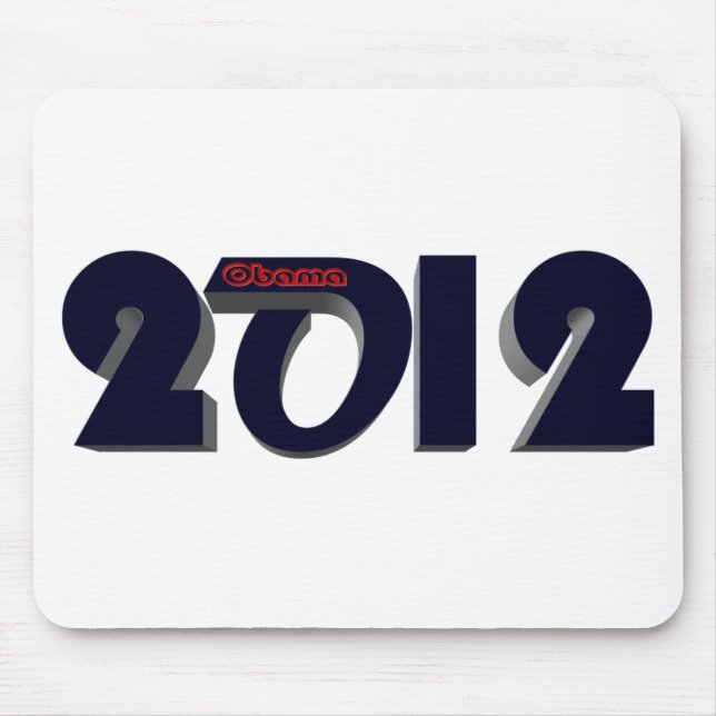 Obama Re Elect 2 Mouse Mat (Front)