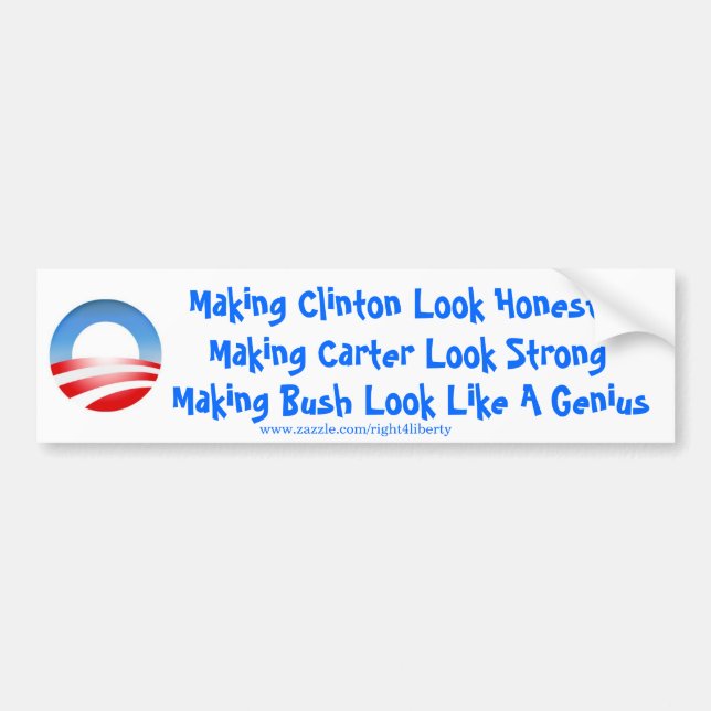 Obama Relativity Bumper Sticker (Front)