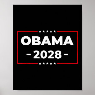 Obama Retro Patriotic 2028 Political Protest Rally Poster