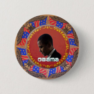 Obama Retro Style Button