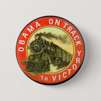 Obama Retro Train Button
