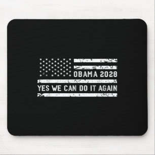 Obama Retro Vintage Patriotic 2028 Political Prote Mouse Mat