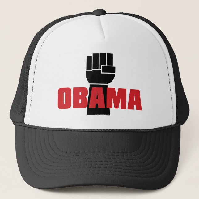 Obama Right On! Trucker Hat (Front)
