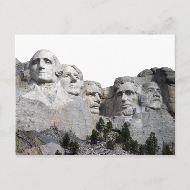 OBAMA RUSHMORE POSTCARD (Front)