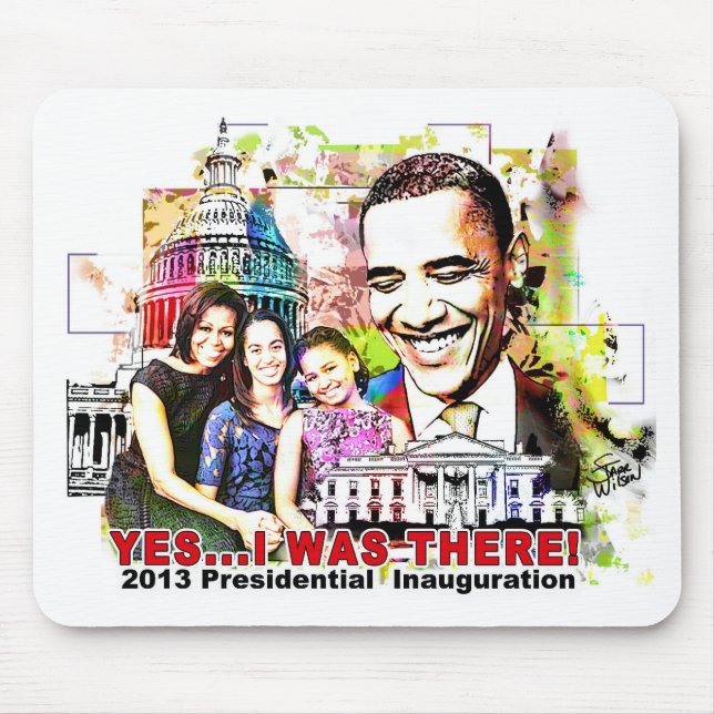 Obama’s 2013 Presidential  Inauguration mouse pad (Front)