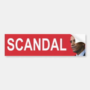 OBAMA SCANDAL Bumper Sticker.pdf Bumper Sticker