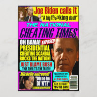 Obama Scandal Greeting Card