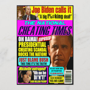 Obama Scandal Greeting Card