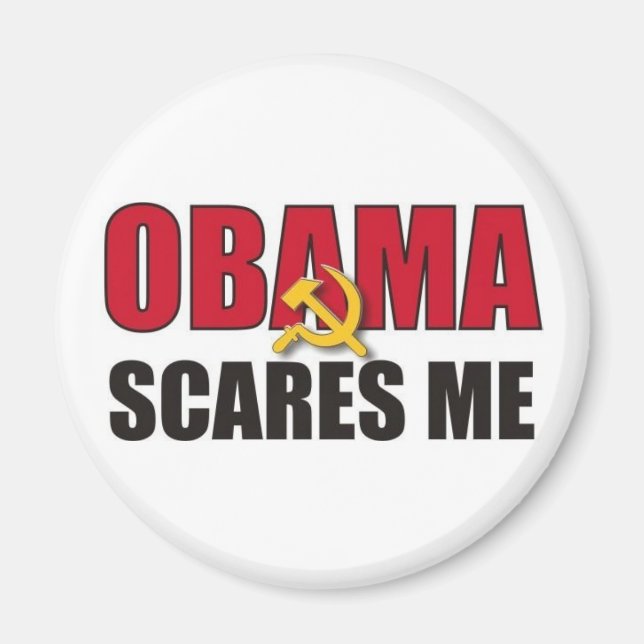 Obama Scares Me Magnet (Front)