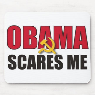 Obama Scares Me Mouse Mat