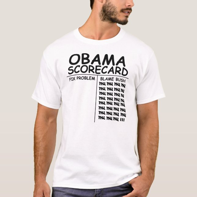 Obama Scorecard T-Shirt (Front)