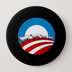 Obama Sheep 10 Cm Round Badge